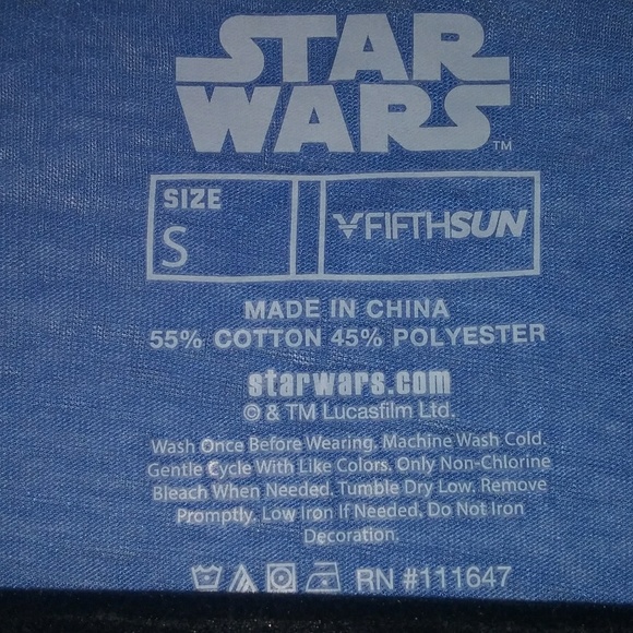 🍒 Star wars burnout graphic tee rebel & wookiee - Picture 5 of 5